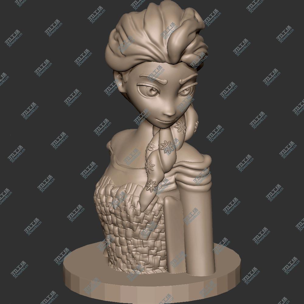 images/goods_img/20200601/052 冰雪奇缘 艾尔莎 安娜 Elsa anna 3D打印 STL 手办 二次元 卡通 雕像/5.jpg